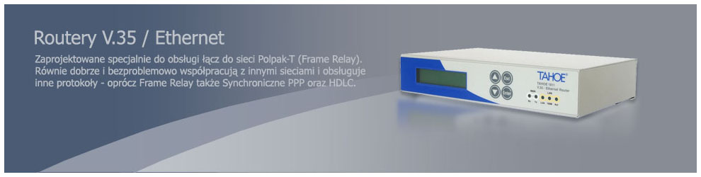 Routery V.35/Ethernet, Frame Relay, PPP
